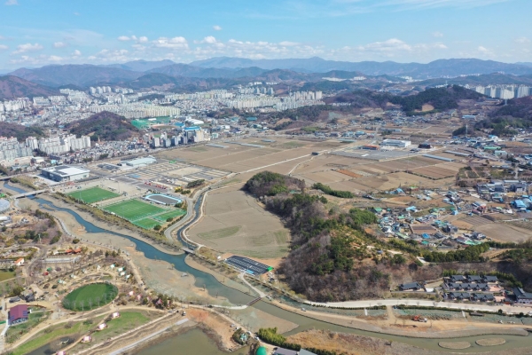 순천시가 신규 폐기물처리시설(공공자원화시설) 입지로 최종 결정·고시한 연향동 814-25 일원